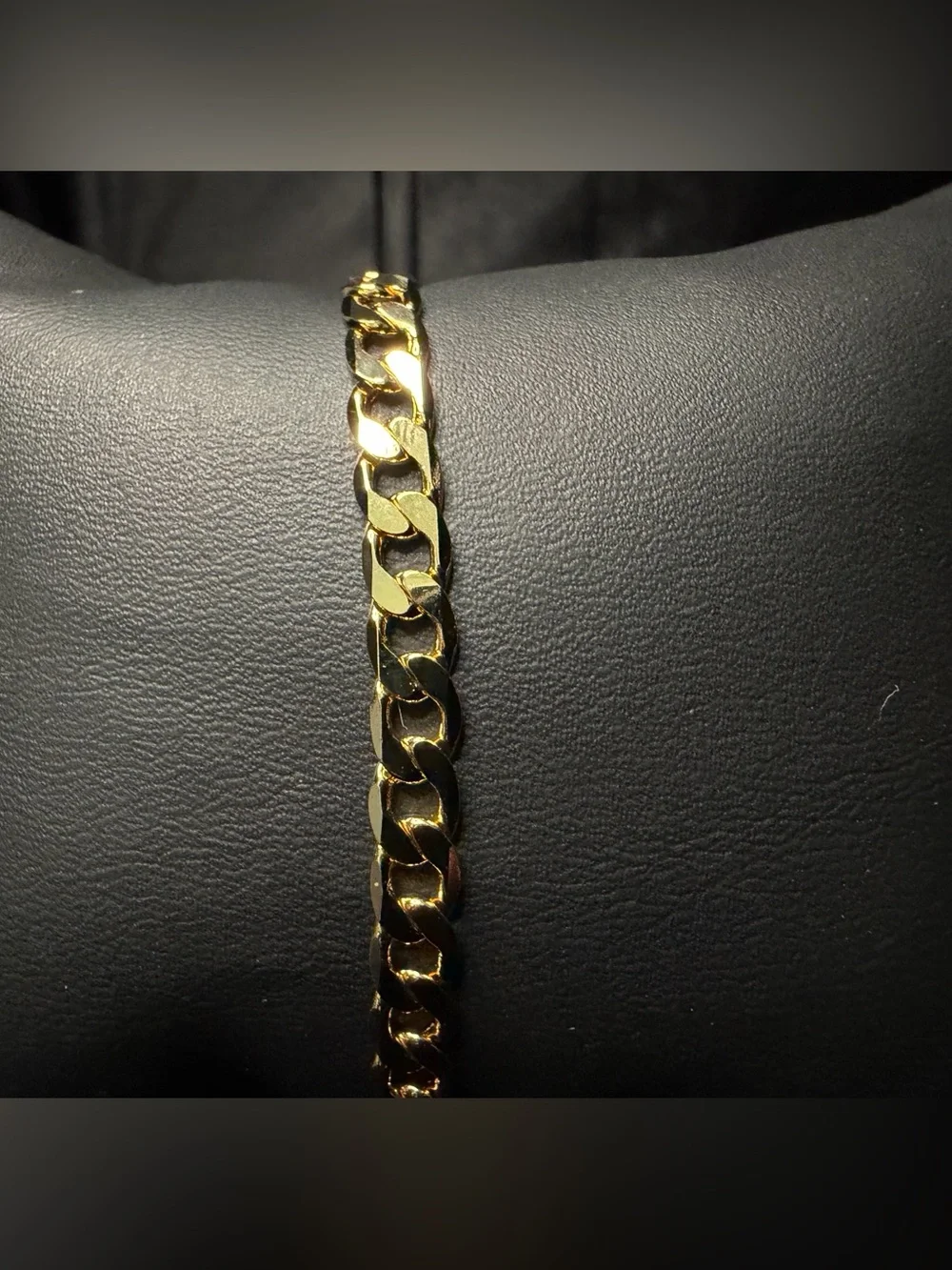 Reversible Laser Cut Cuban 8in 5MM 14K Stamped Premium Finish Bracelet